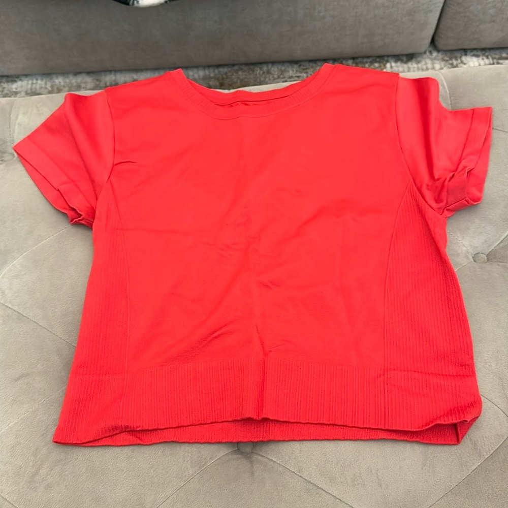 All in motion red top